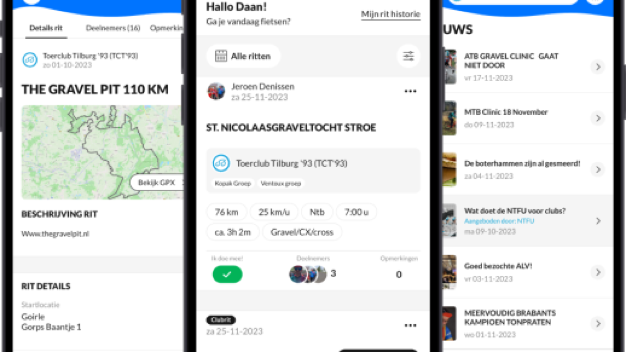 Cyql, hét platform voor onze tochten